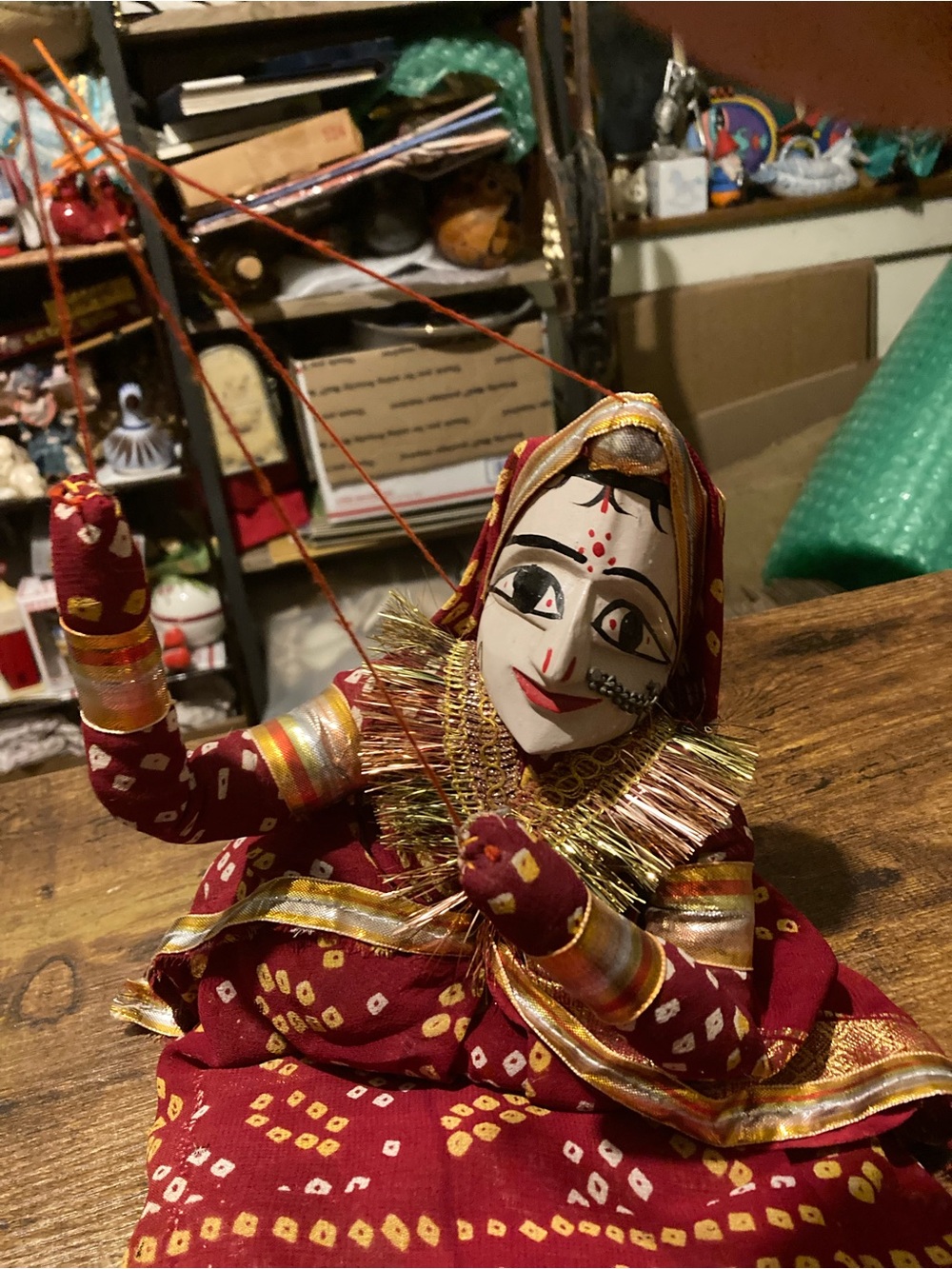 Handcrafted 18" string puppet - Picture 4 of 8